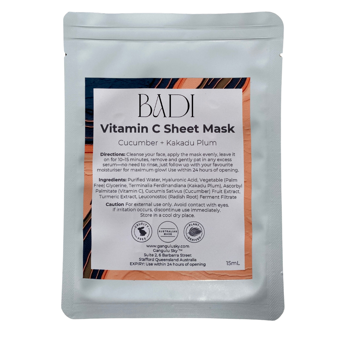 Vegan Kakadu Plum + Vitamin C & Turmeric Face Mask