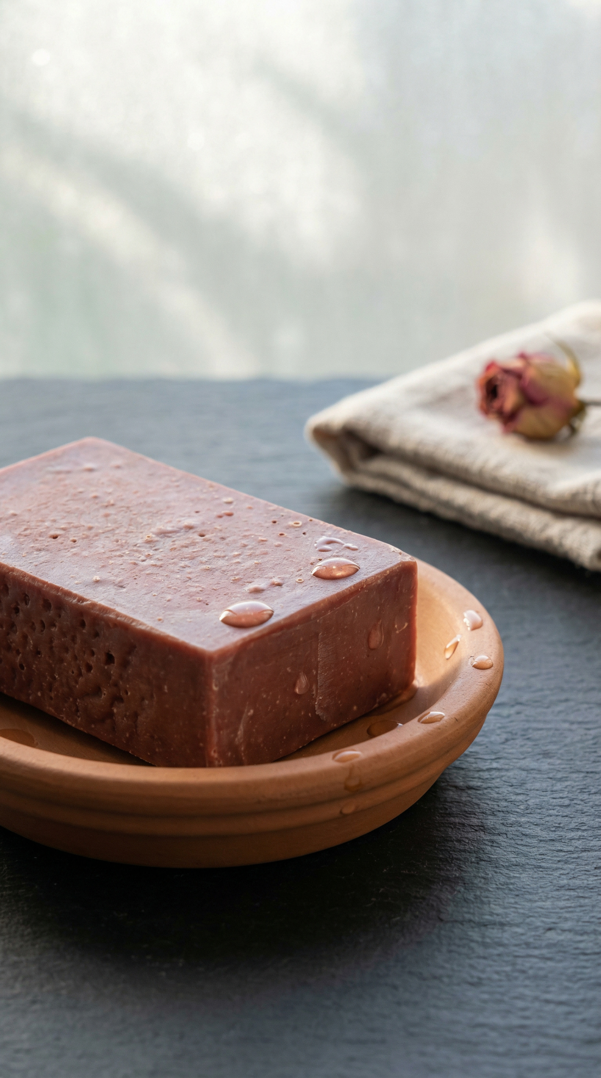 Badi Red Clay Soap with Sandalwood